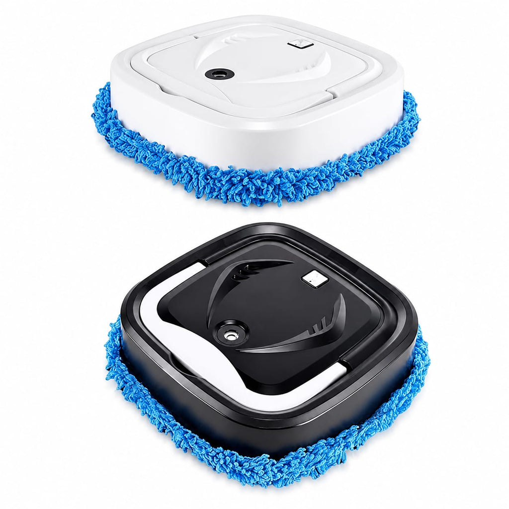 3-in-1 Smart Robot Vacuum Cleaner – Automatic Sweeping & Mopping with Reusable Microfiber Mop Pads for Hardwood, Tile & Marble Floors