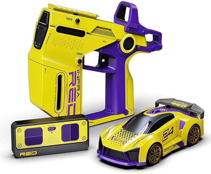 High-Speed 2.4G Infrared RC Battle Racing Car with Gun & Remote Control