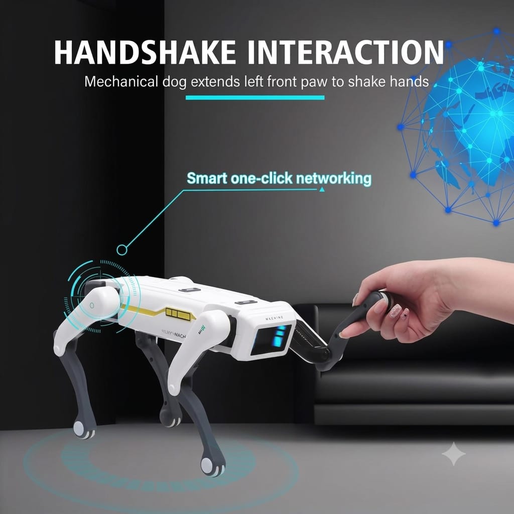 Smart AI Robot Dog Toy for Kids – Voice Control, Dancing, Yoga, Patrol & Interactive Learning