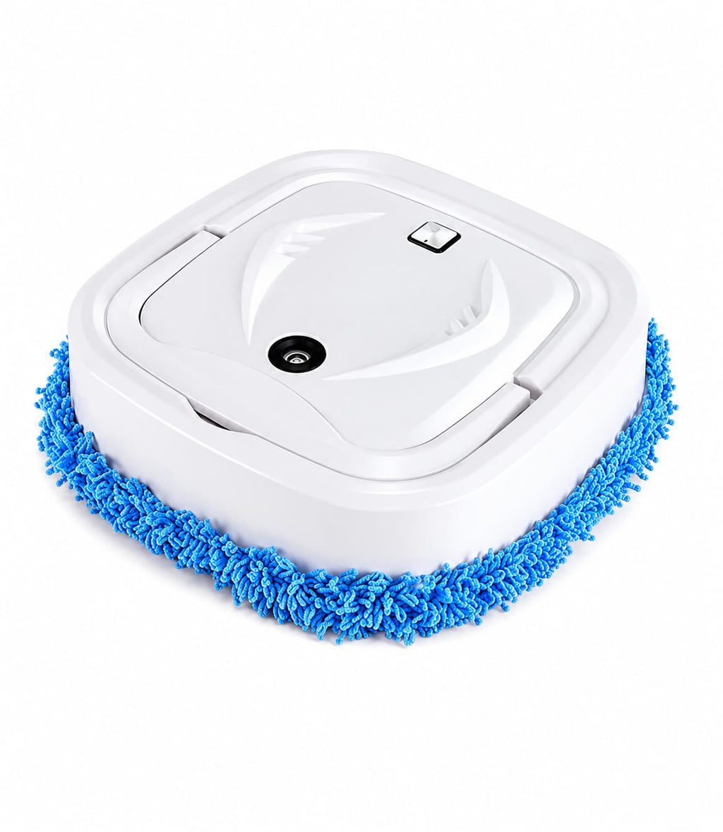 3-in-1 Smart Robot Vacuum Cleaner – Automatic Sweeping & Mopping with Reusable Microfiber Mop Pads for Hardwood, Tile & Marble Floors