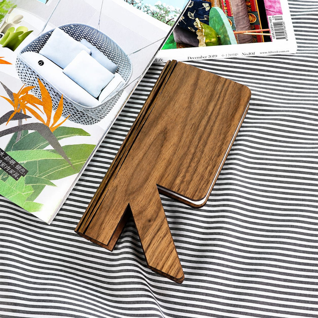 USB Rechargeable Wooden Folding Book Lamp | Portable LED Table Lamp | Modern Bedside Night Light for Bedroom, Office & Home Decor