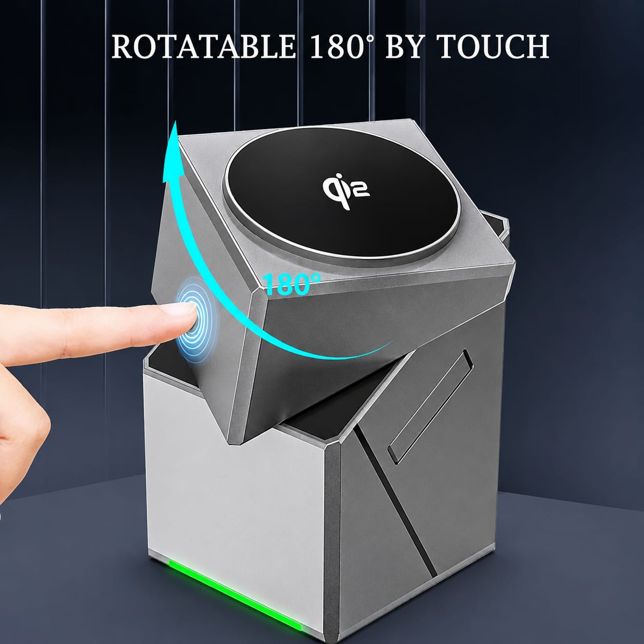 3-in-1 Magnetic Wireless Charger Stand | Foldable 15W Fast Charging Dock for iPhone, Apple Watch & AirPods