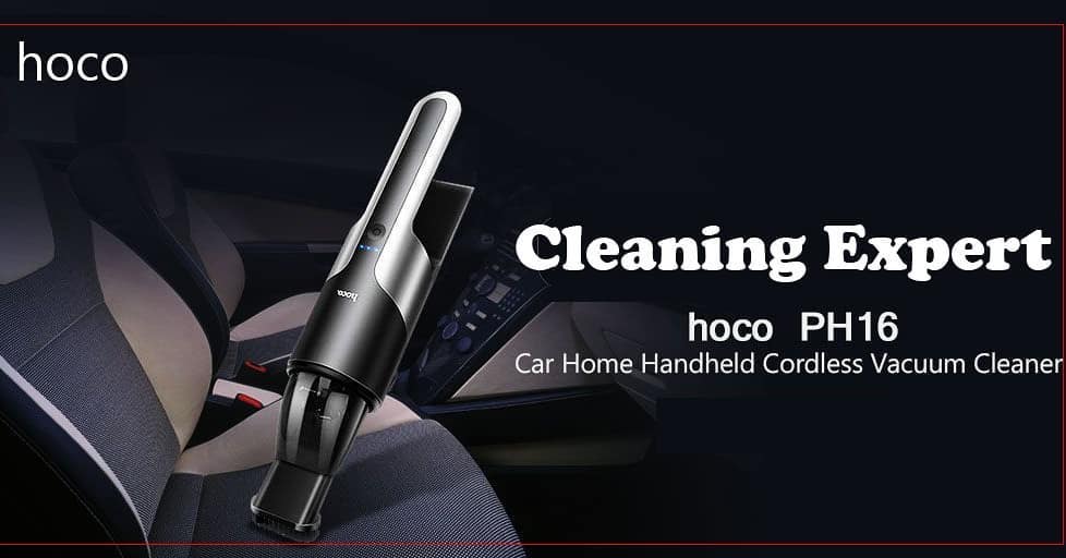 HOCO PH16 Cordless Handheld Vacuum Cleaner – Powerful Portable Car & Home Cleaner
