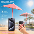 Magnetic Mini Phone Sun Shade Umbrella for iPhone & Android – Anti-Glare Screen Protector for Outdoor Use & Motorcycle Riding