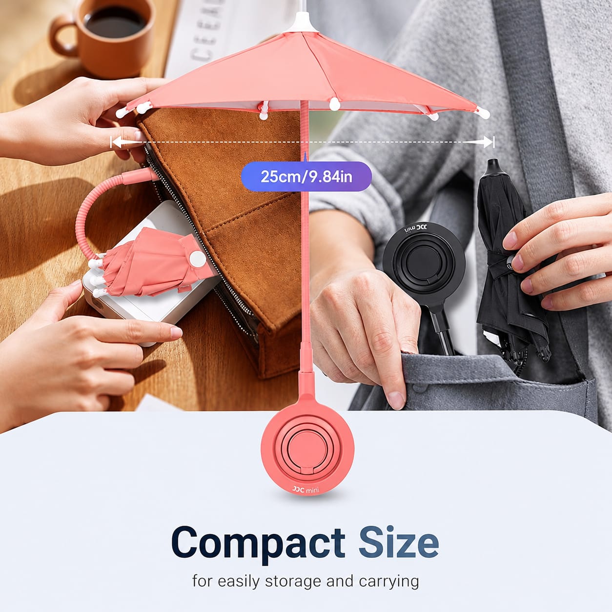 Magnetic Mini Phone Sun Shade Umbrella for iPhone & Android – Anti-Glare Screen Protector for Outdoor Use & Motorcycle Riding